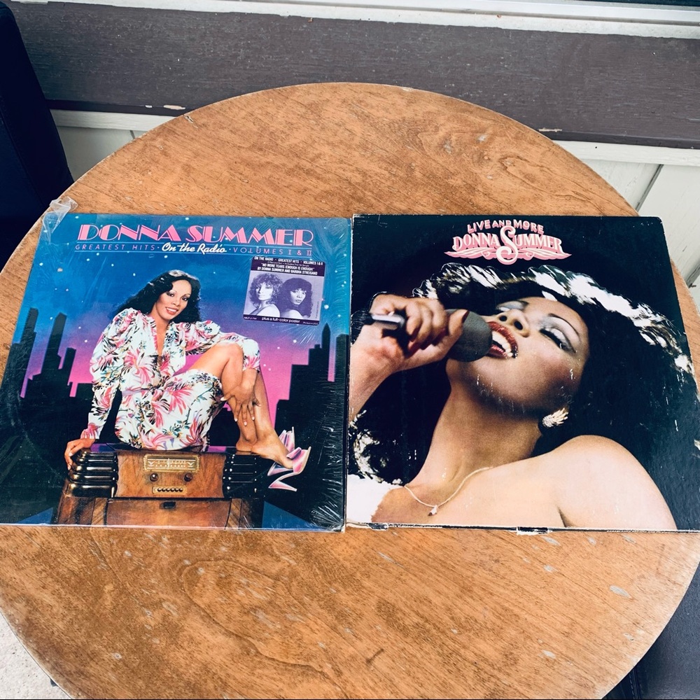 Lot of 2 Donna Summer Vinyl records